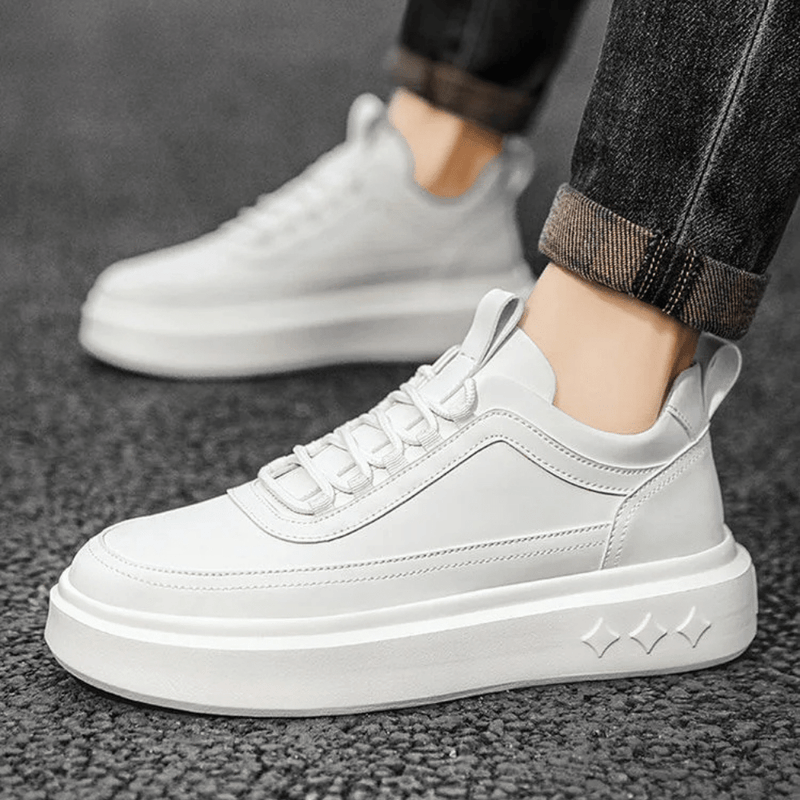 Tênis Masculino Casual de Couro Verona