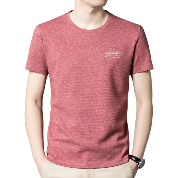 Camiseta Masculina de Algodão Básica Fonku