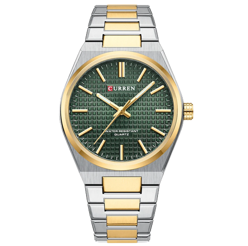 Relógio Masculino Curren Galliano -Dourado