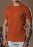 Kit com 5 Camisetas Texturizadas Malha Waffle Milano - Não amassa, não desbota e 0 transparência